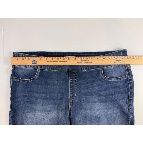 Lane Bryant Mid Rise Pull On Jegging Pedal Jeans Flex Magic Waistband Women's 22 - Picture 6 of 11